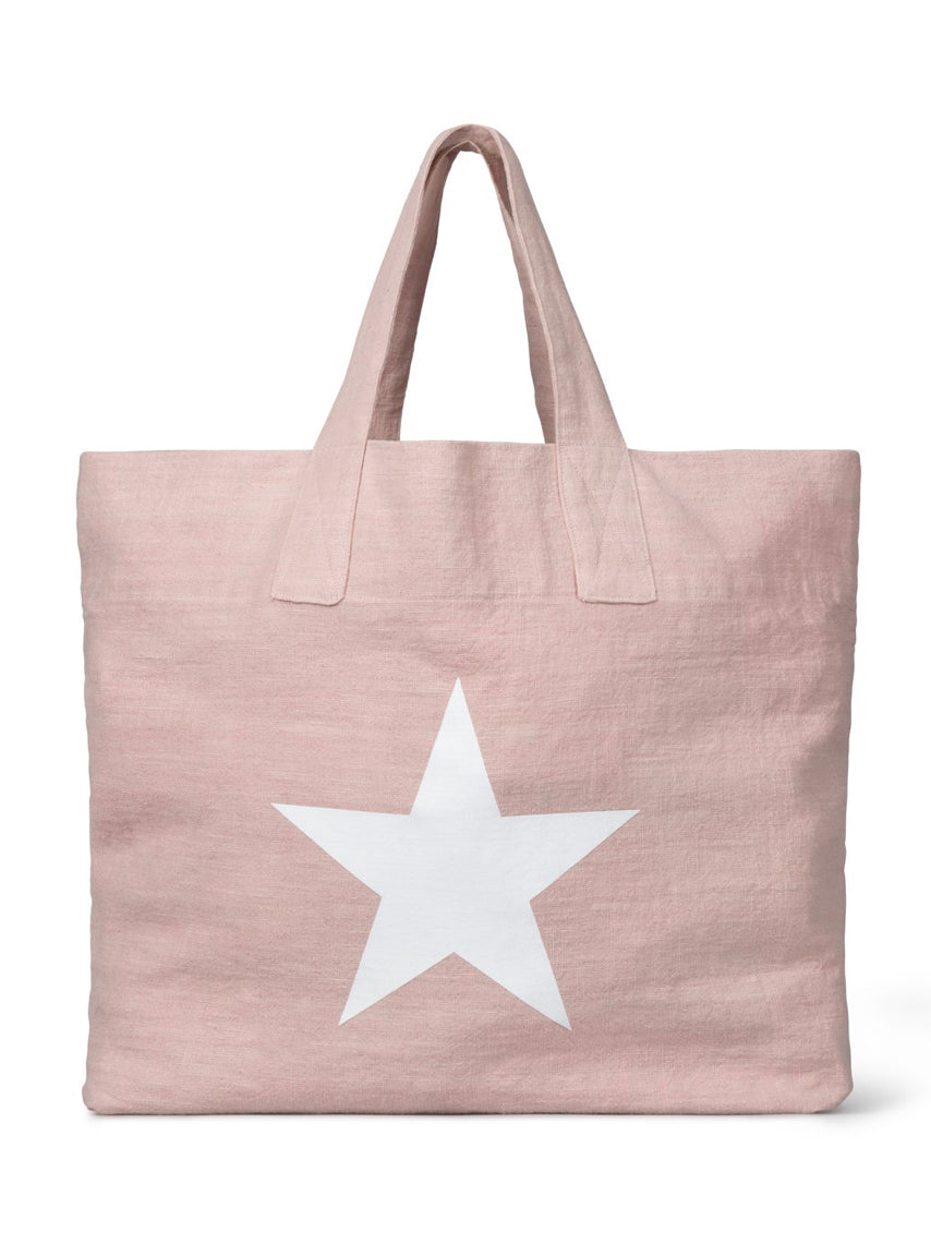 Chalk Shopper Natural Fibre | Pink | Charcoal | Off White