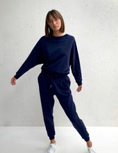 Load image into Gallery viewer, Chalk Tess Pants| Navy
